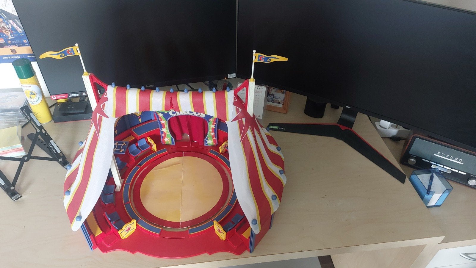 Playmobil Circus met extra wagens en accessoires, Ophalen, Gebruikt, Jongen of Meisje