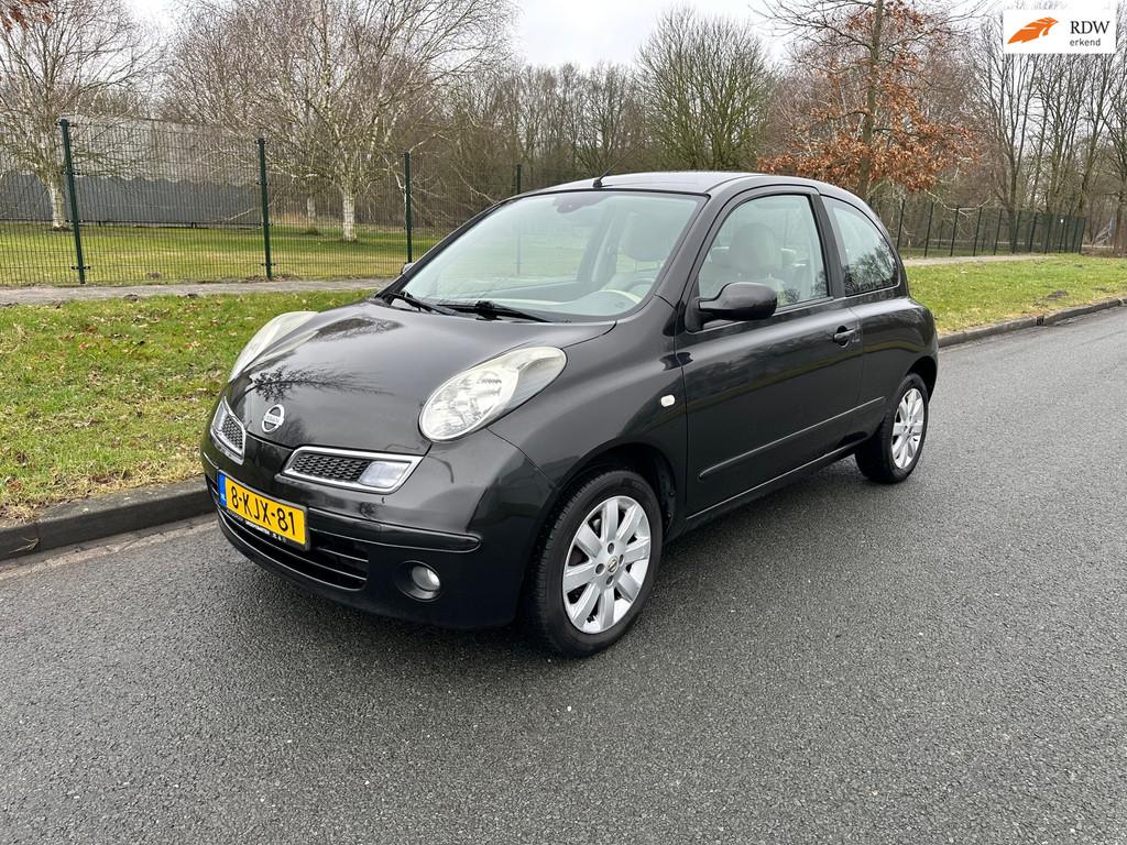 Nissan Micra 1.4 Acenta hele mooie, 15 km/l, Multifunctioneel stuurwiel, 4 cilinders, Leder