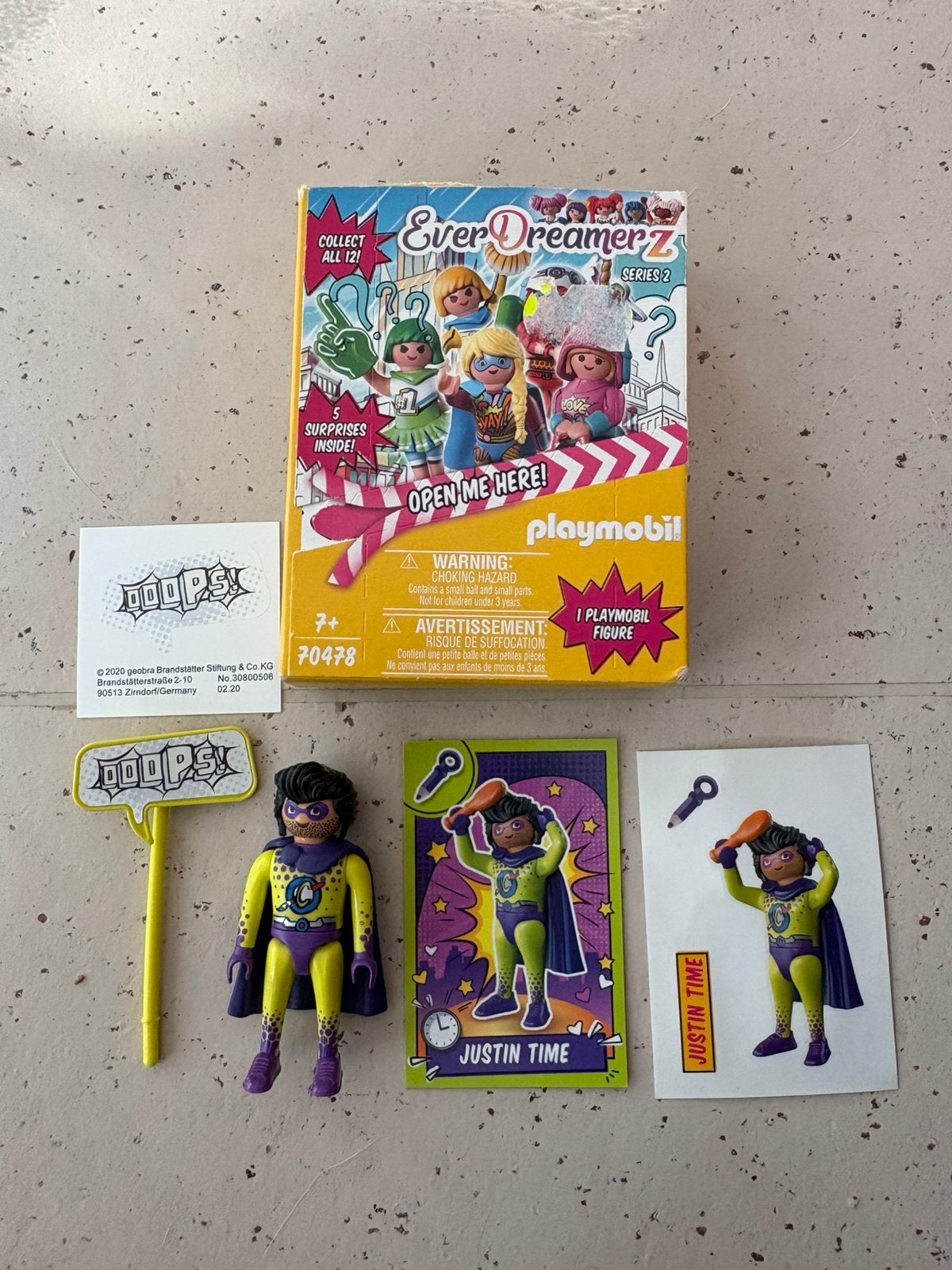 70478 Playmobil superhero, Ophalen of Verzenden, Zo goed als nieuw