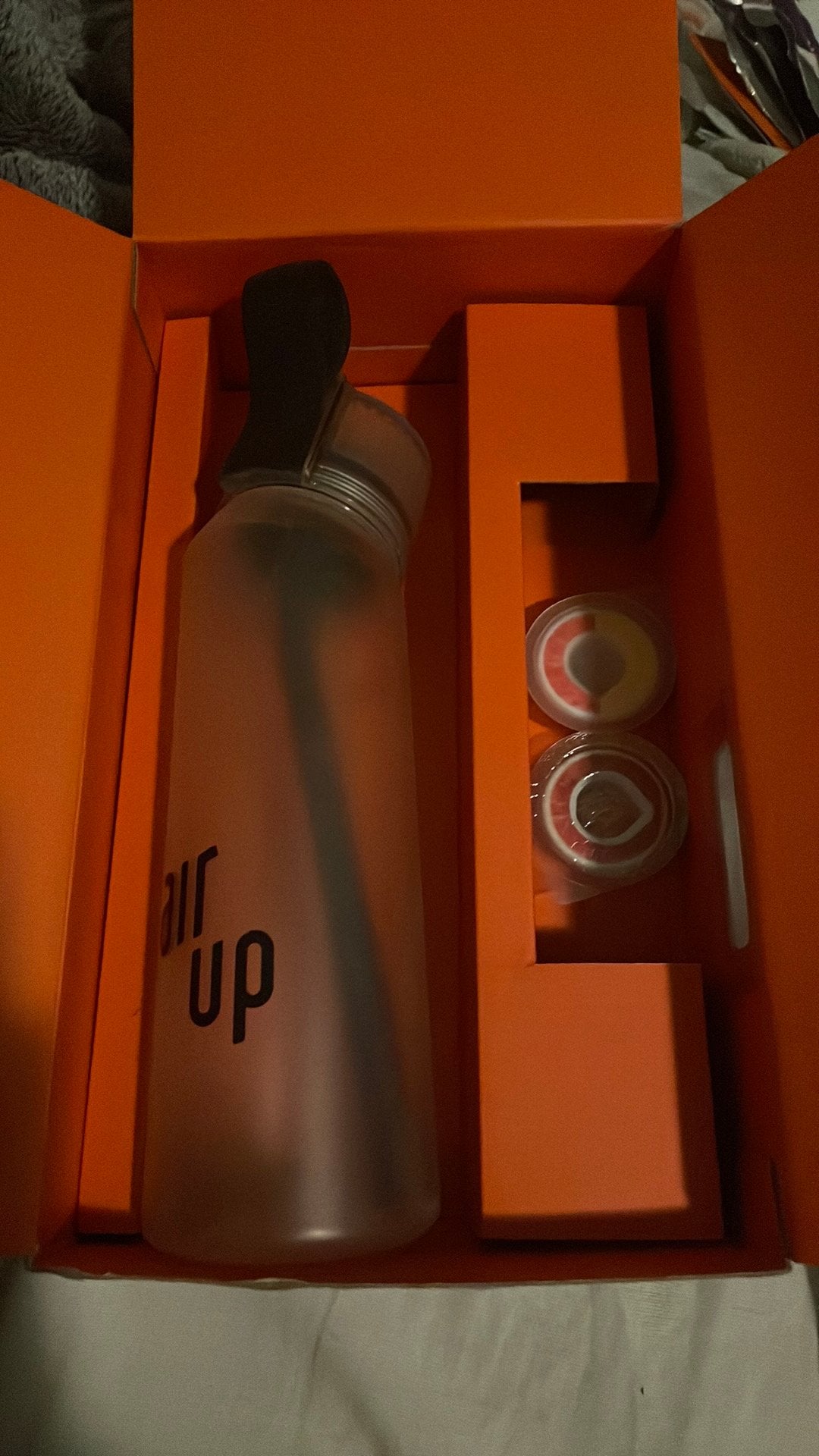 Air up fles, Ophalen, Gebruikt