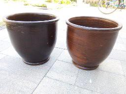 Bloempotten, Gebruikt, Rond, Binnen, Aardewerk