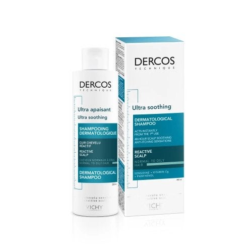 Vichy Dercos Dermo Ultra-Kalmerende ShampooNormaal/Vet Haar, Verzenden, Nieuw, Shampoo of Conditioner