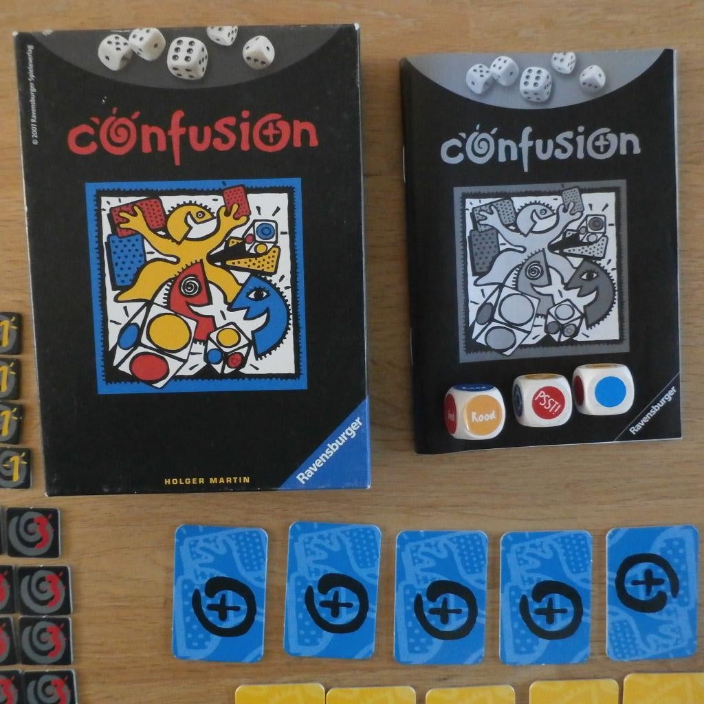 Confusion - Ravensburger - 10+ - 2-5 spelers - als nieuw -, Vijf spelers of meer, Ophalen of Verzenden, Zo goed als nieuw, Ravensburger