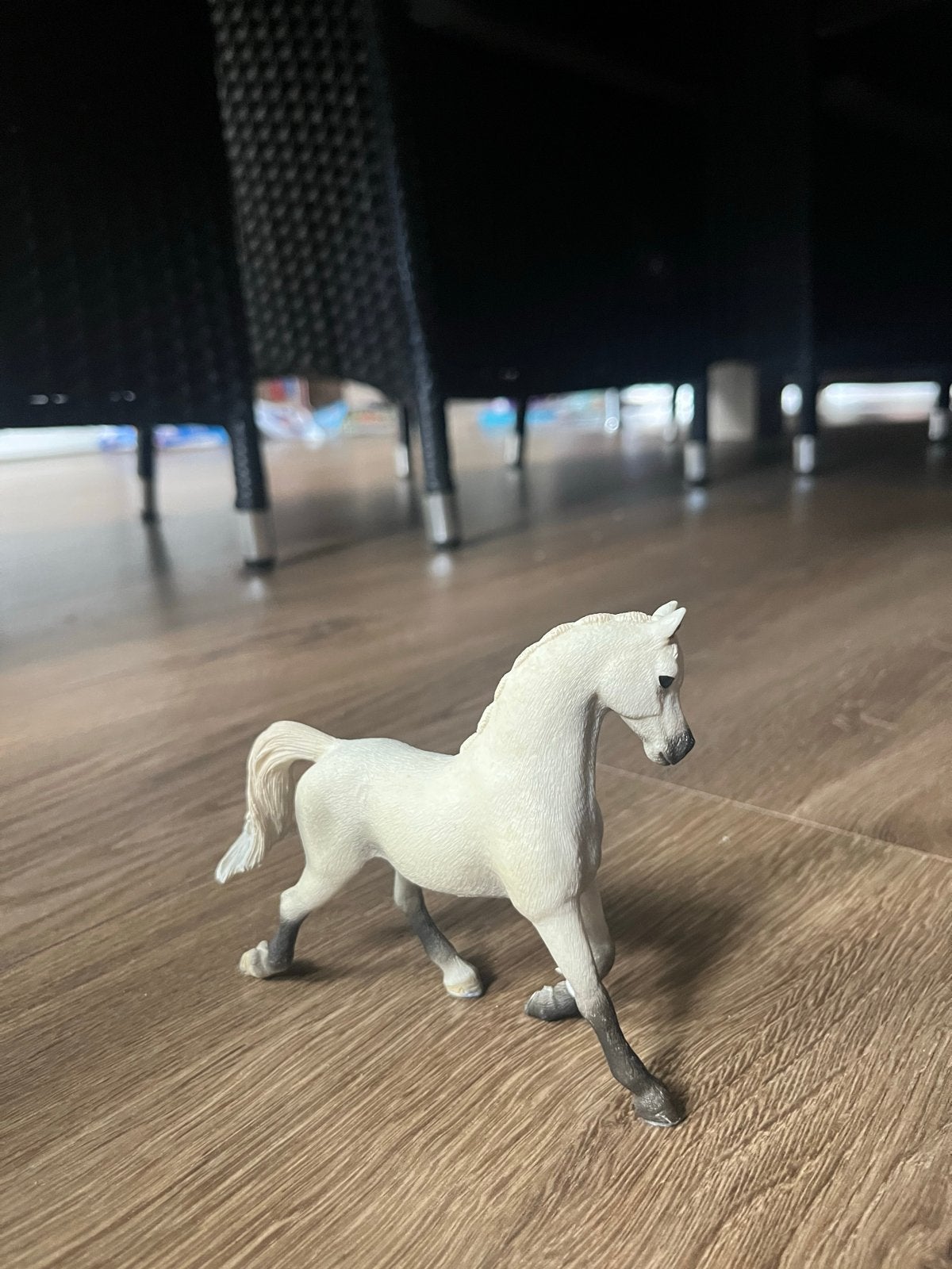 Schleich Arabische Volbloed Merrie - Wit Paard Speelgoed, Ophalen of Verzenden, Gebruikt