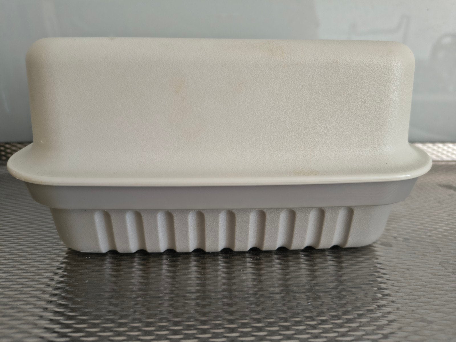 Tupperware kaasdoos Kornuit, Huis en Inrichting, Ophalen of Verzenden, Gebruikt, Wit, Bewaardoos