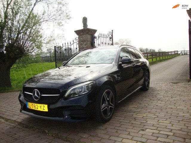 Mercedes-Benz C-klasse Estate 300 e Business Solution AMG Li, Auto's, Achterwielaandrijving, Zwart, Automatische klimaatregeling