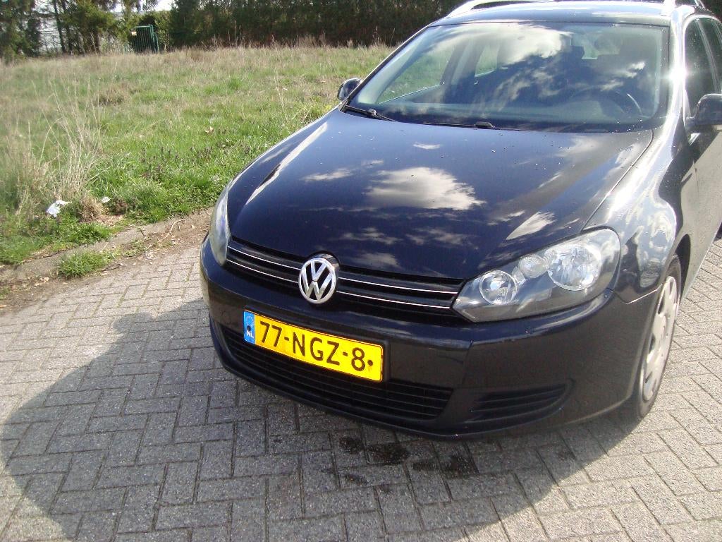 Volkswagen Golf 1.4 TSI 90KW Variant 2010 Zwart, Voorwielaandrijving, 4 cilinders, Overige bekleding, Origineel Nederlands