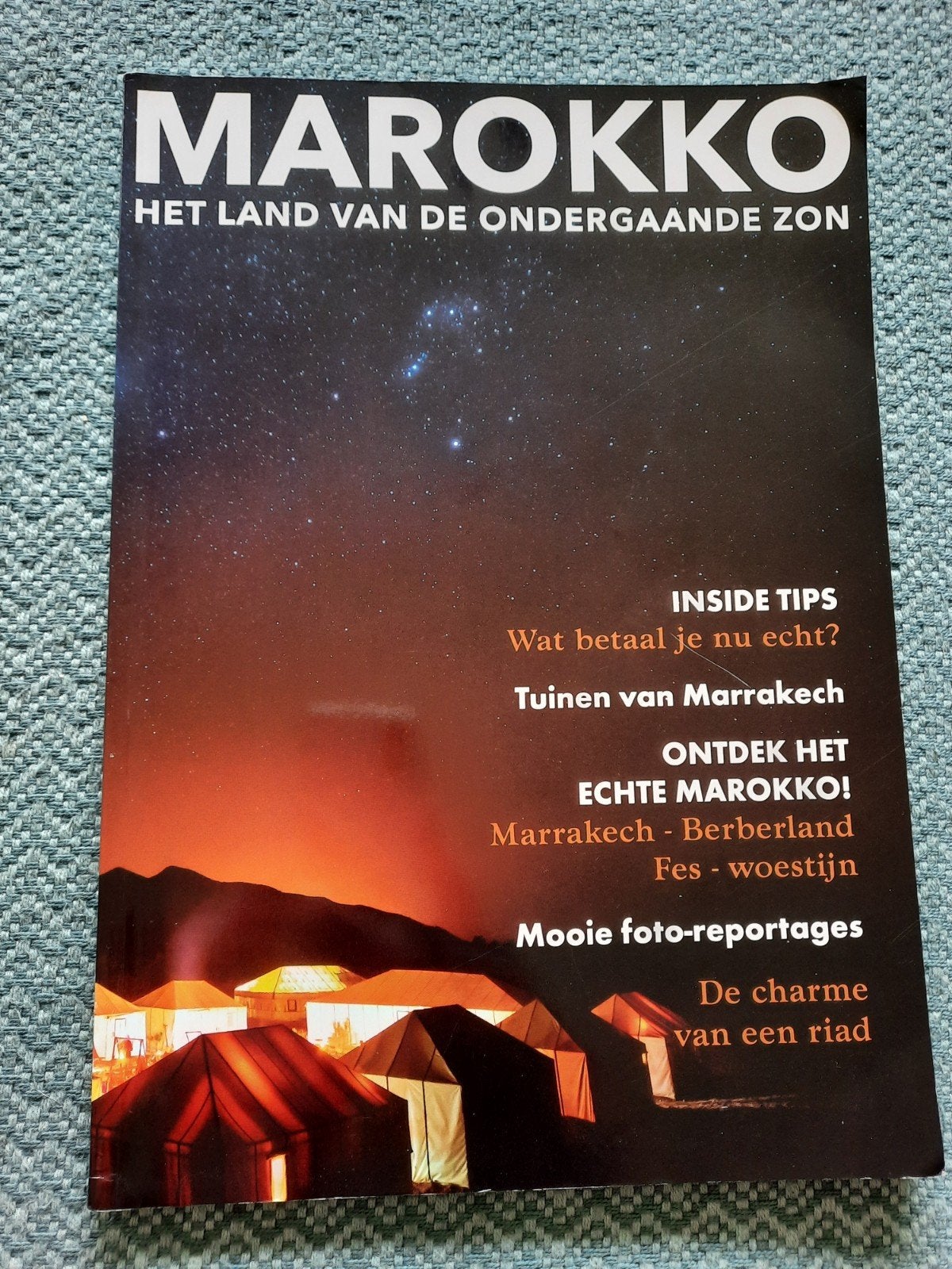 Tijdschrift Marokko - Het Land van de Ondergaande Zon, Boeken, Tijdschriften en Kranten, Ophalen of Verzenden
