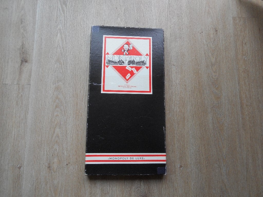 Monopoly zwarte doos, compleet, Ophalen, Gebruikt