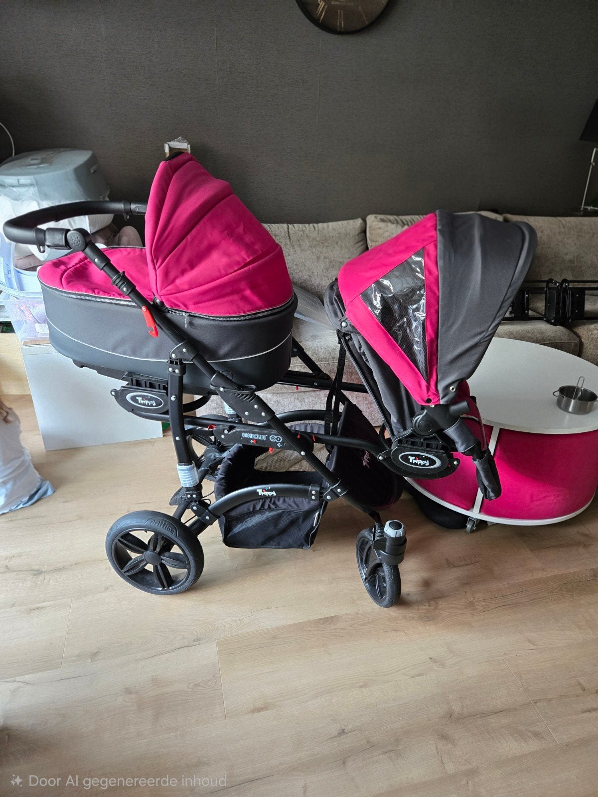 Dé ultieme wandelwagen voor 1, 2 of 3 kindjesl Incl extra's, Ophalen, Combiwagen, Overige merken, Duowagen