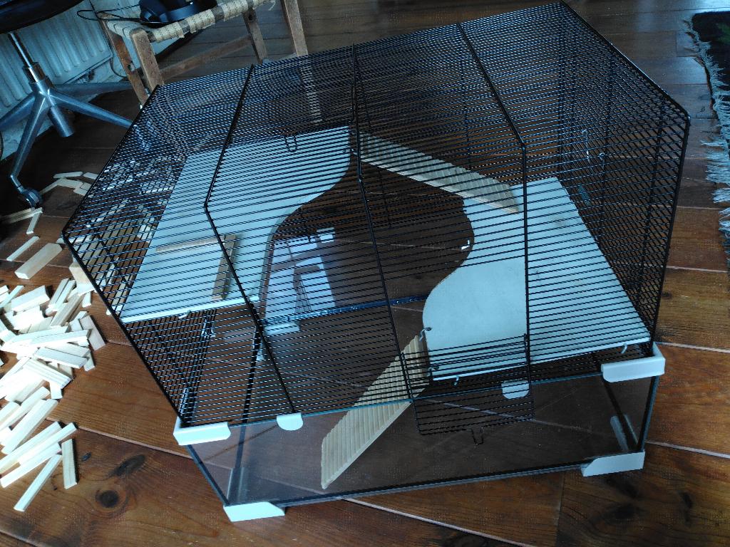 Hamsterkooi hamsterhok merk Ferplast Karat 60, Kooi, Minder dan 75 cm, Zo goed als nieuw, Muis