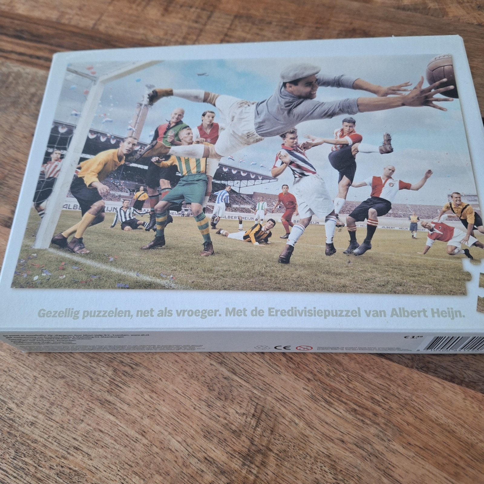 Albert Heijn Eredivisie Puzzel - Voetbal Nostalgie, Ophalen of Verzenden, 500 t/m 1500 stukjes, Zo goed als nieuw, Legpuzzel