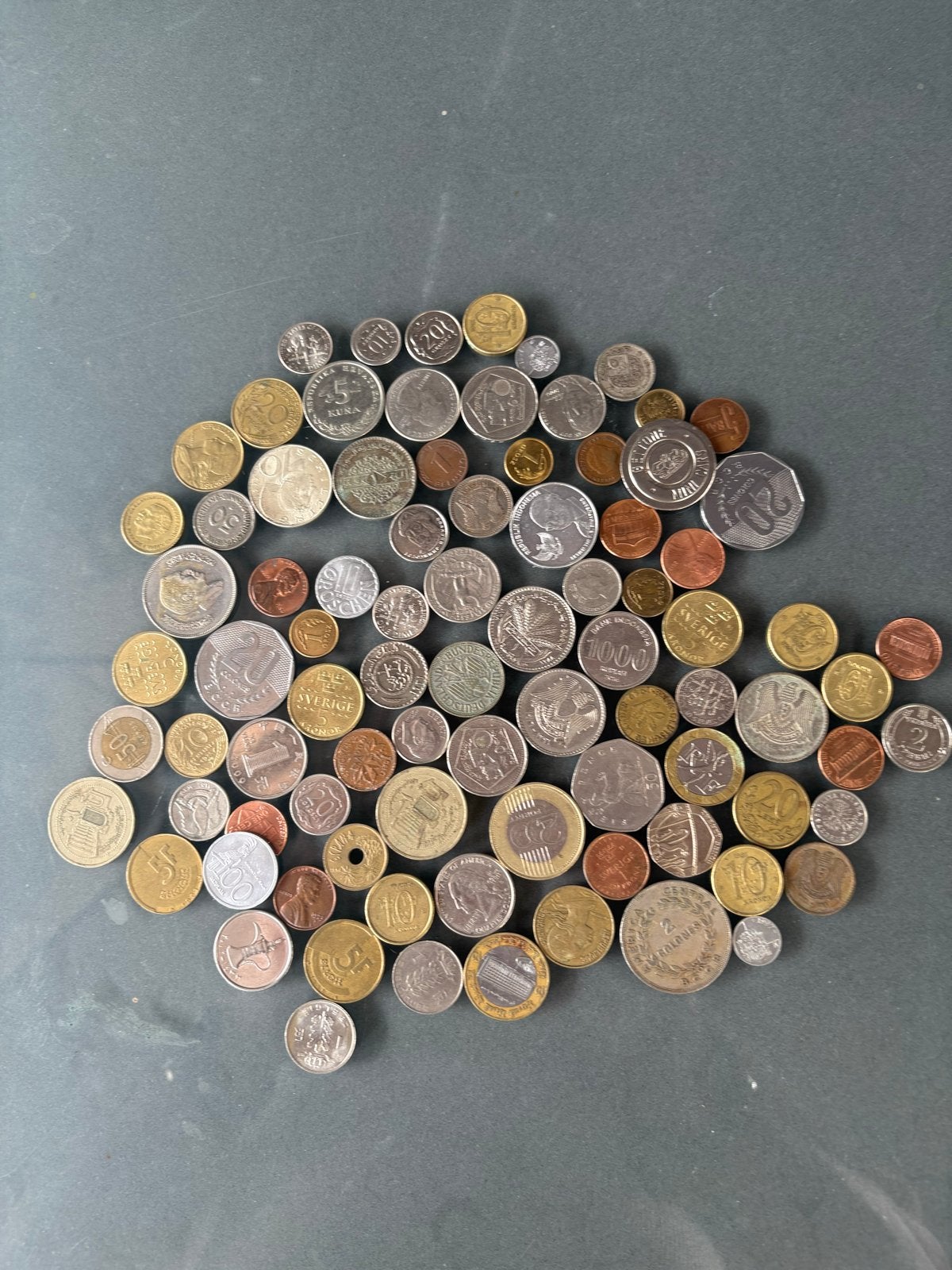 Collectie diverse munten uit binnen- en buitenland, Ophalen of Verzenden, Setje