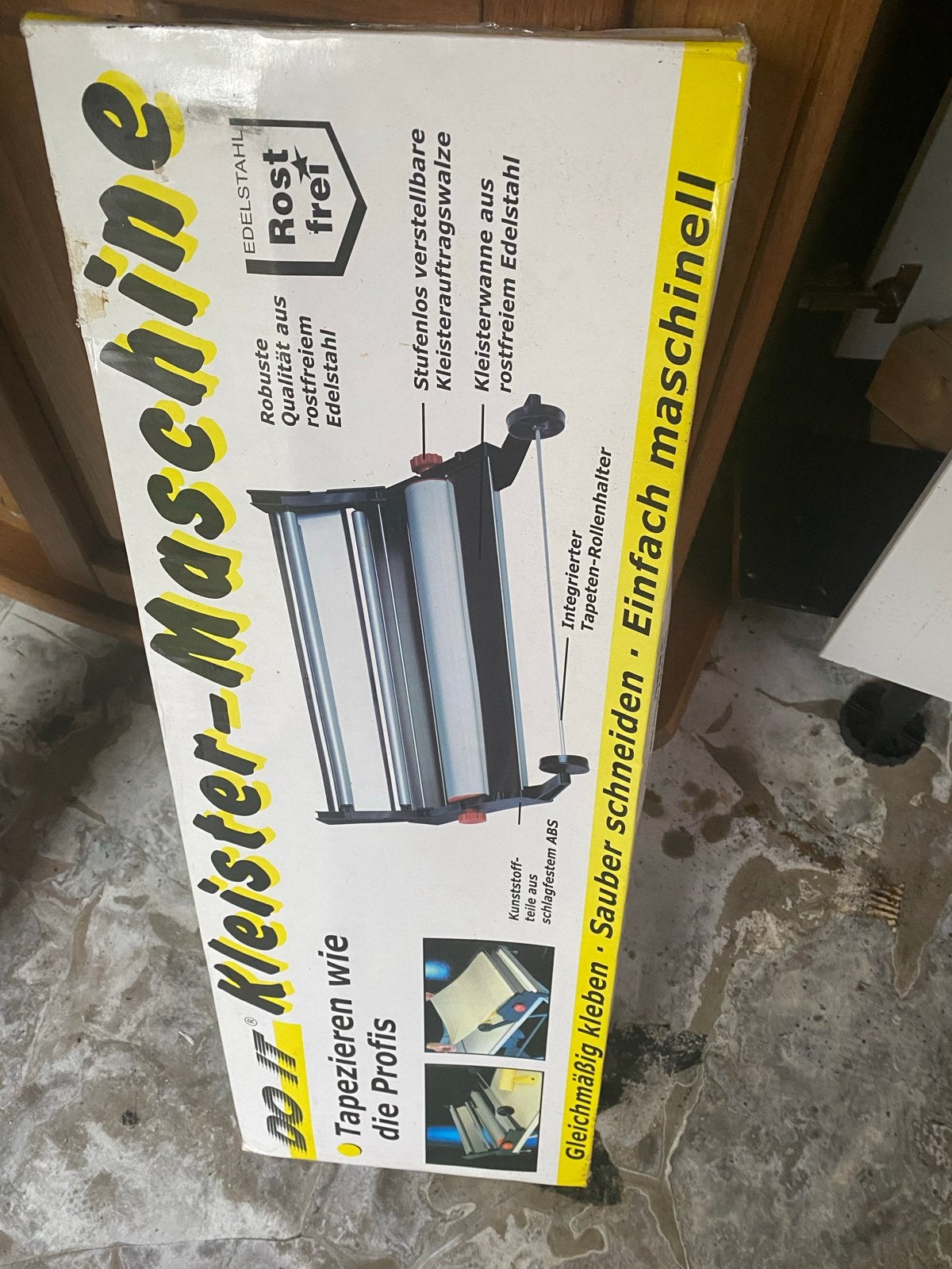 DO IT Kleister-Maschine - Behanglijmmachine, Overige typen, Zwart, Ophalen of Verzenden, Minder dan 5 m²