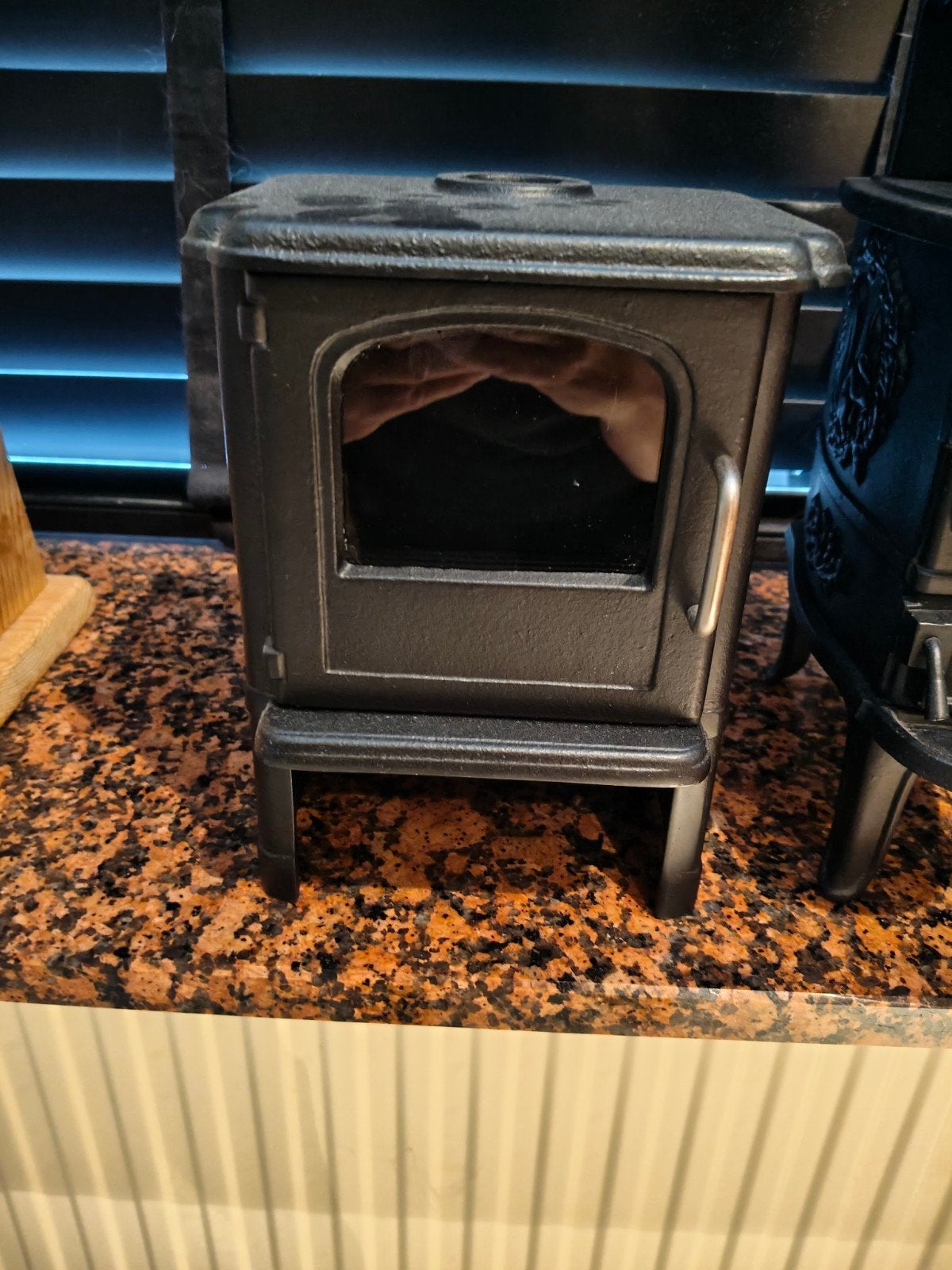 Morso ijzeren miniatuur kacheltje, Ophalen, Hout, Houtkachel
