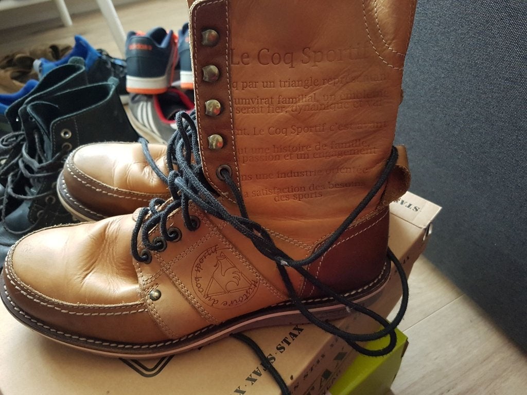 Le Coq Sportif Leren Boots - Maat 42, Bruin, Le Coq Sportif, Boots, Nieuw