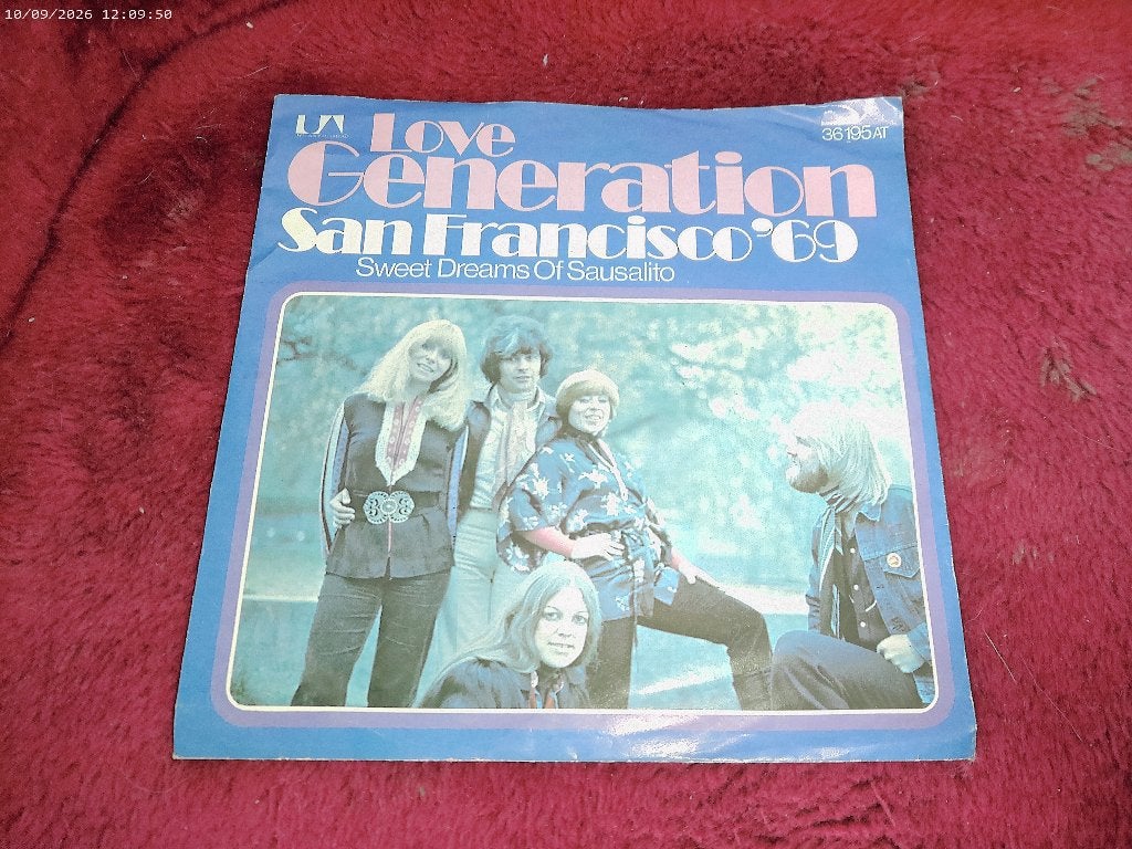 Love Generation - San Francisco '69, Gebruikt, Fotohoes, 7 inch, Ophalen of Verzenden