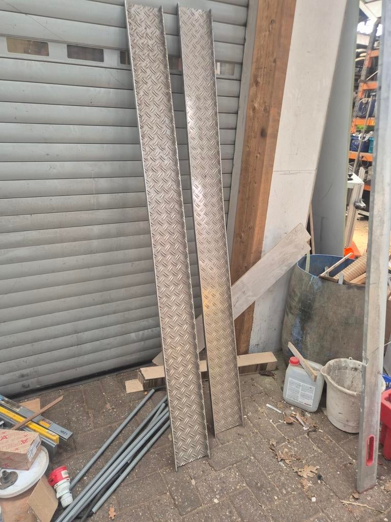 Oprij platen aluminium traanplaat, Ophalen of Verzenden