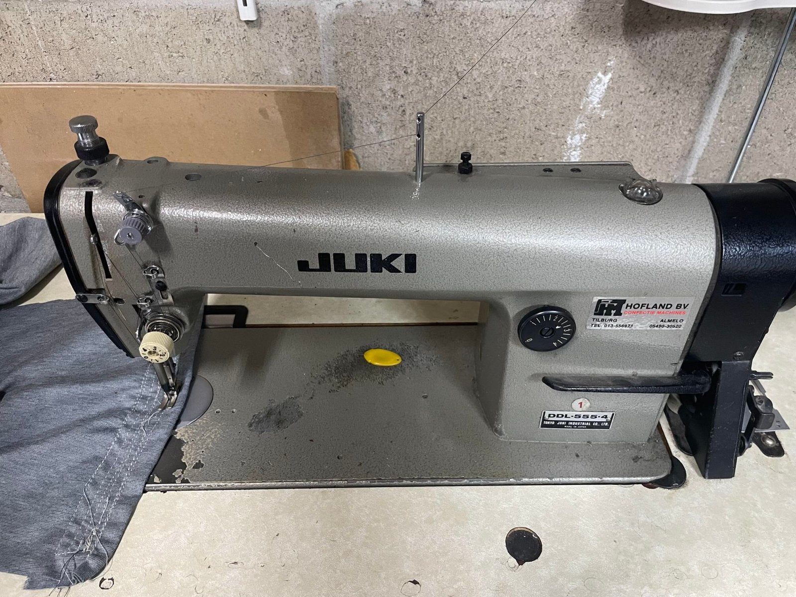 Juki DDL-555-4 Industriële Naaimachine, Overige merken, Gebruikt, Ophalen of Verzenden, Naaimachine