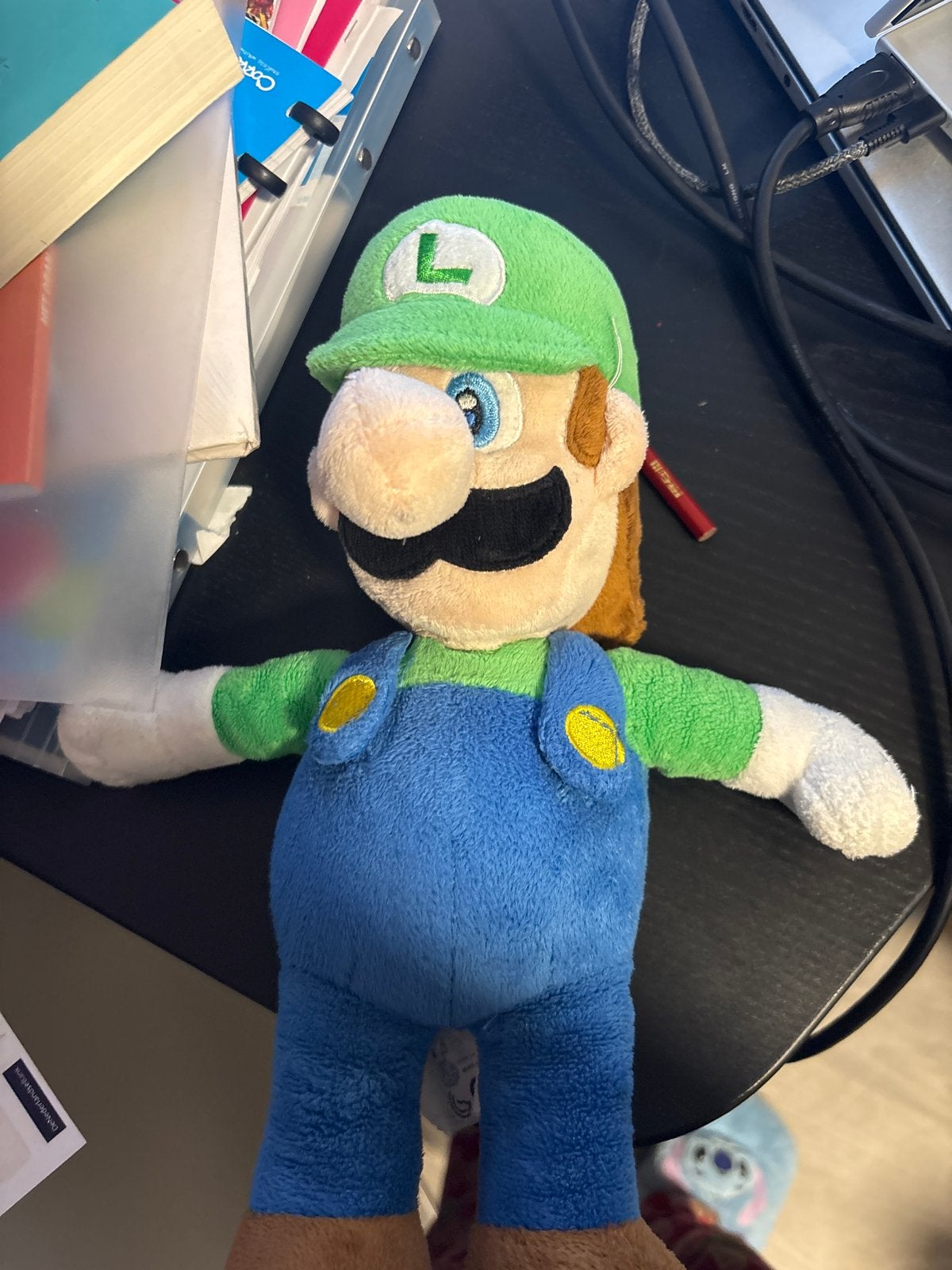 Luigi knuffel van Super Mario - Zo goed als nieuw, Groen, Overige typen, Ophalen of Verzenden, Zo goed als nieuw