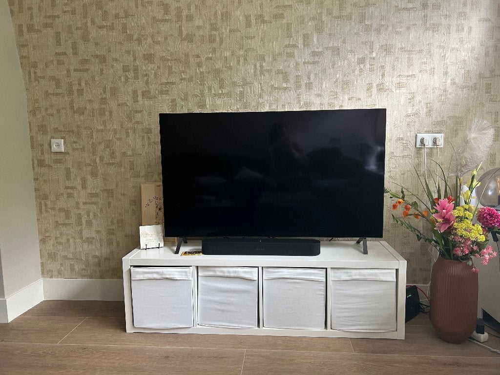 Ikea Kallax kast met mandjes, Ophalen, Minder dan 50 cm, Gebruikt, 100 tot 150 cm