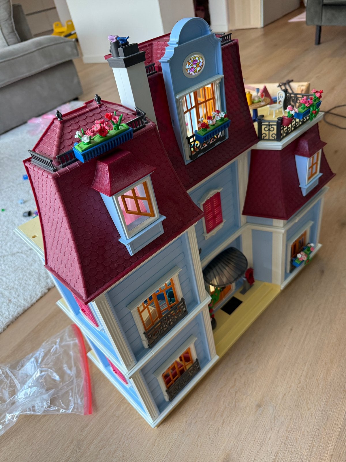 Playmobil dollhouse groot herenhuis 70205, Kinderen en Baby's, Speelgoed | Poppenhuizen, Ophalen, Zo goed als nieuw, Poppenhuis