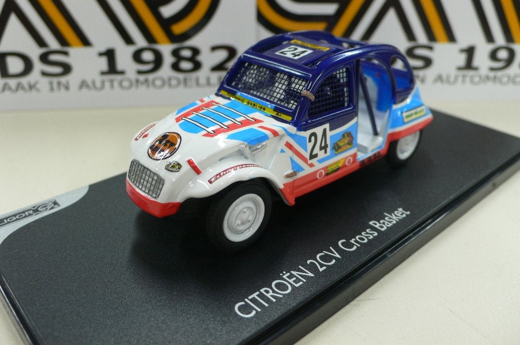 citroen 2cv cross -BASKET no.24 - eligor  1/43, Verzenden, Nieuw, Auto, Overige merken