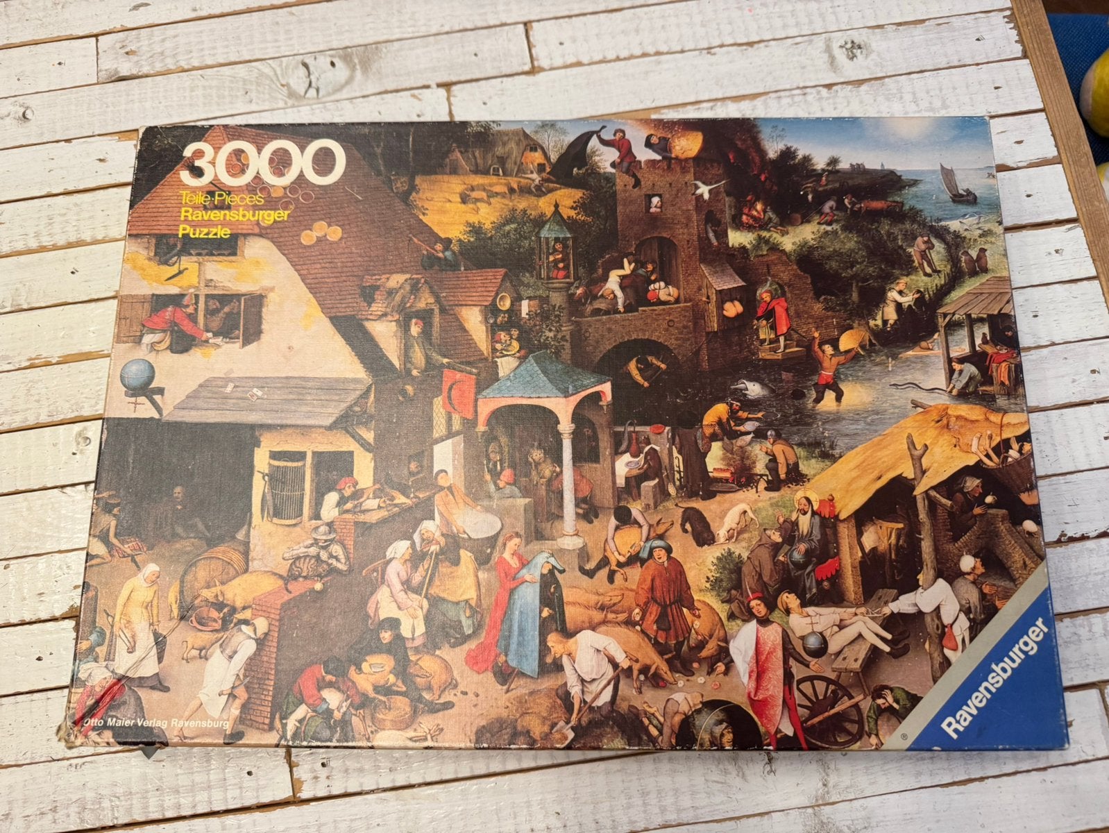 Puzzel Breughel 3000 stukjes, Ophalen, Meer dan 1500 stukjes, Gebruikt, Legpuzzel
