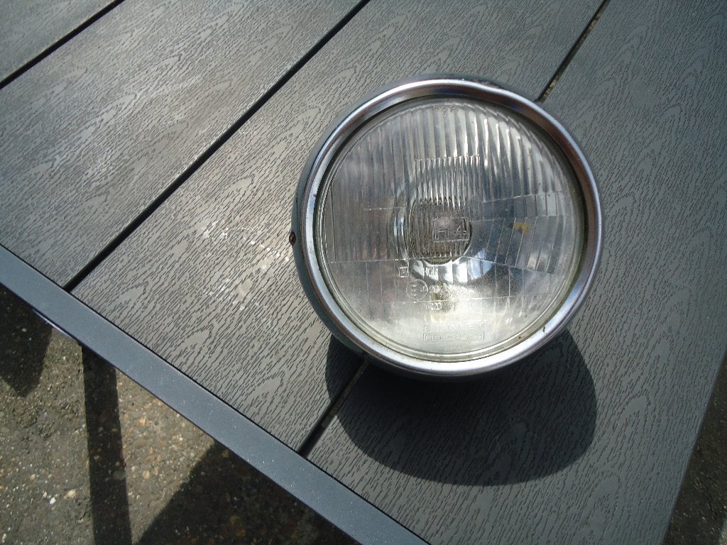 Chroom koplamp komt van suzuki 750 GT, Motoren, Ophalen of Verzenden, Gebruikt