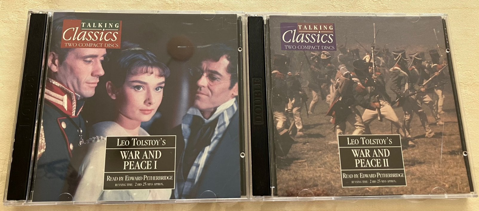 Leo Tolstoy’s War and Peace I & II audio book 4 cds, Boeken, Verzenden, Cd