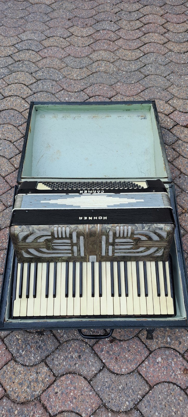 oude accordeon Hohner Carmen, Ophalen, Gebruikt, Overige formaten, Overige merken