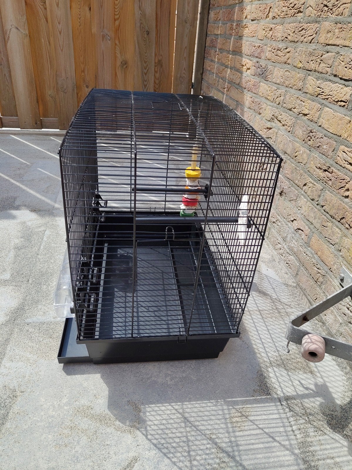 Te koop mooie kanarie of parkieten kooi, merk Flamingo, Dieren en Toebehoren, Vogels | Hokken en Kooien, Ophalen, Zo goed als nieuw