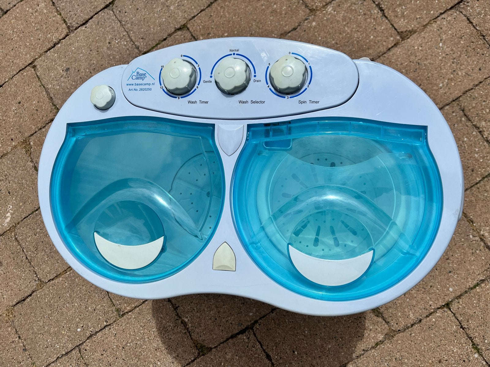 Camping wasmachine met centrifuge, Ophalen, Zo goed als nieuw