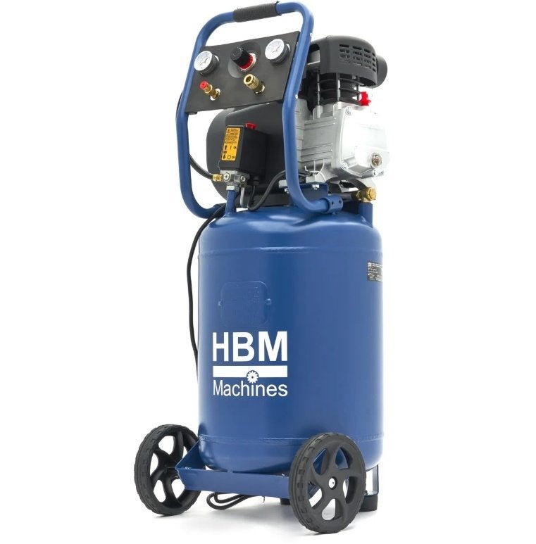 HBM direct aangedreven verticale zuigercompressor, 50 liter, Ophalen, 6 tot 10 bar, Nieuw, Minder dan 200 liter/min