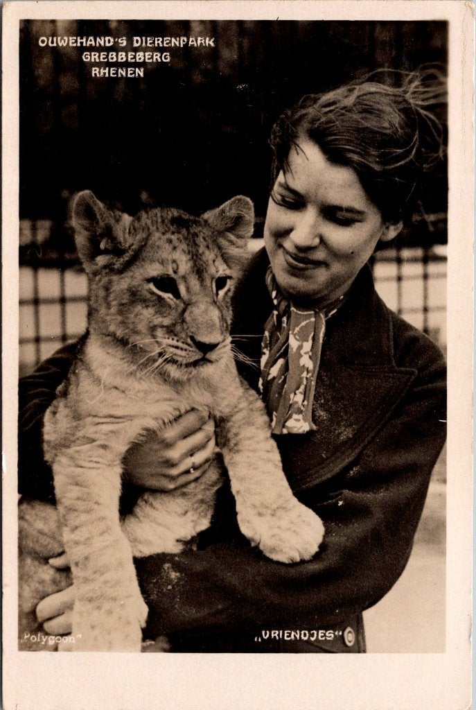 Rhenen - 8 oude ansichtkaarten III Ouwehands Dierenpark, Verzamelen, Verzenden, 1920 tot 1940, Gelopen, Utrecht
