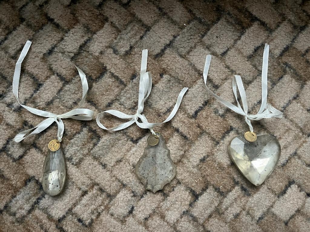 Te koop: 3 (kerst)hangers van Rivièra Maison, oude collectie, Huis en Inrichting, Woonaccessoires | Overige, Ophalen of Verzenden