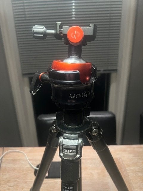 Gitzo carbon statief 2510 met UNIC BALL Balhooft, Inclusief draagtas, Zo goed als nieuw, 125 tot 150 cm, Gitzo