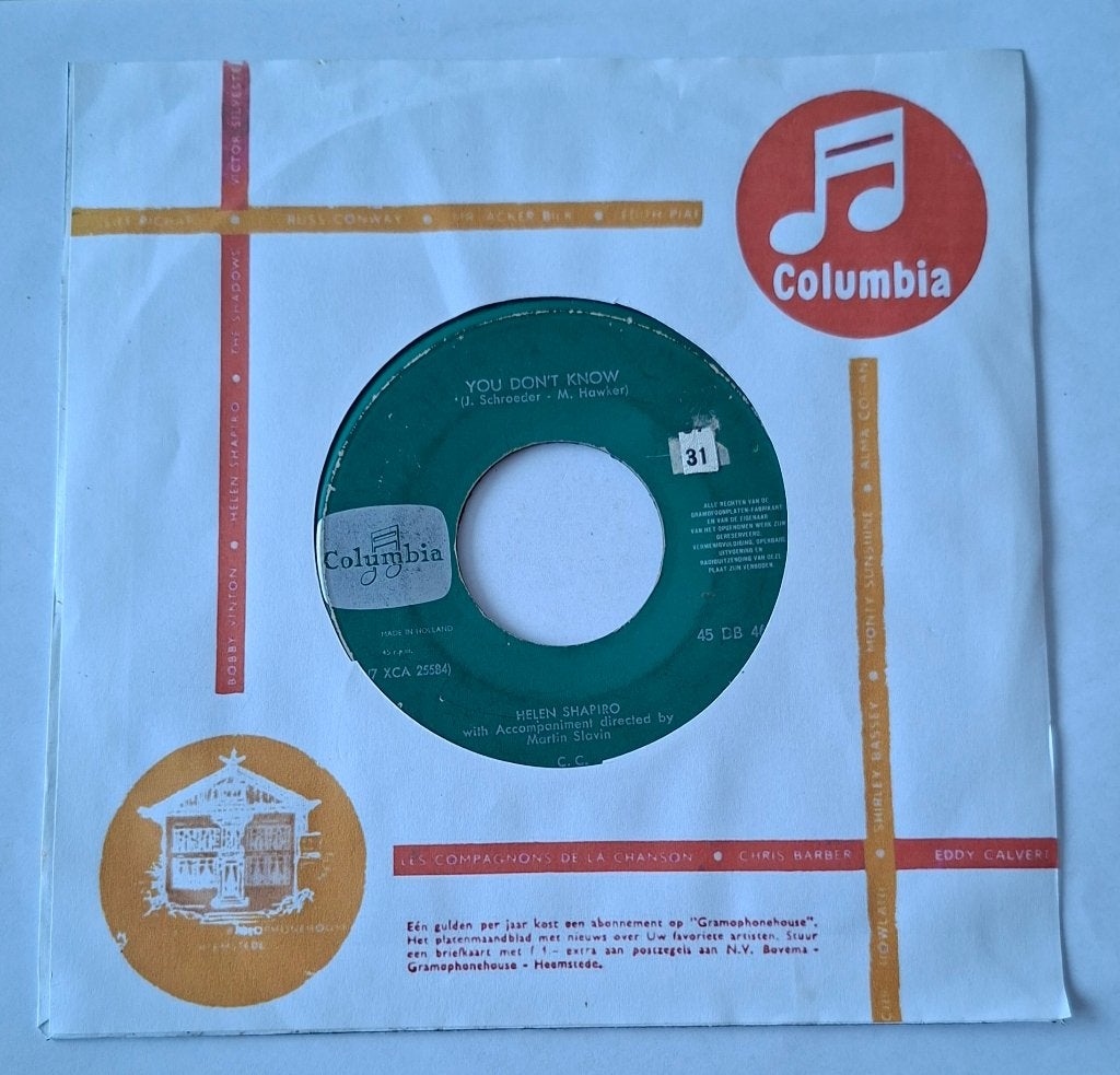 Helen Shapiro - You don't know, Ophalen of Verzenden, Gebruikt, Pop, Overige typen