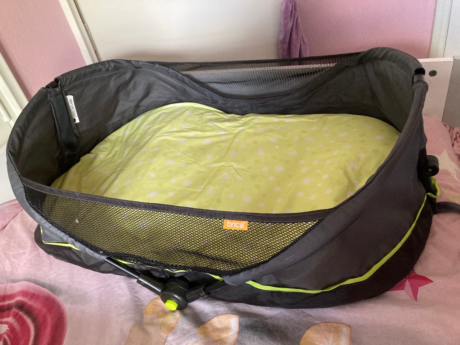 Opvouwbaar reisbedje voor baby/campingbedje, Ophalen, Gebruikt, Reisbedje