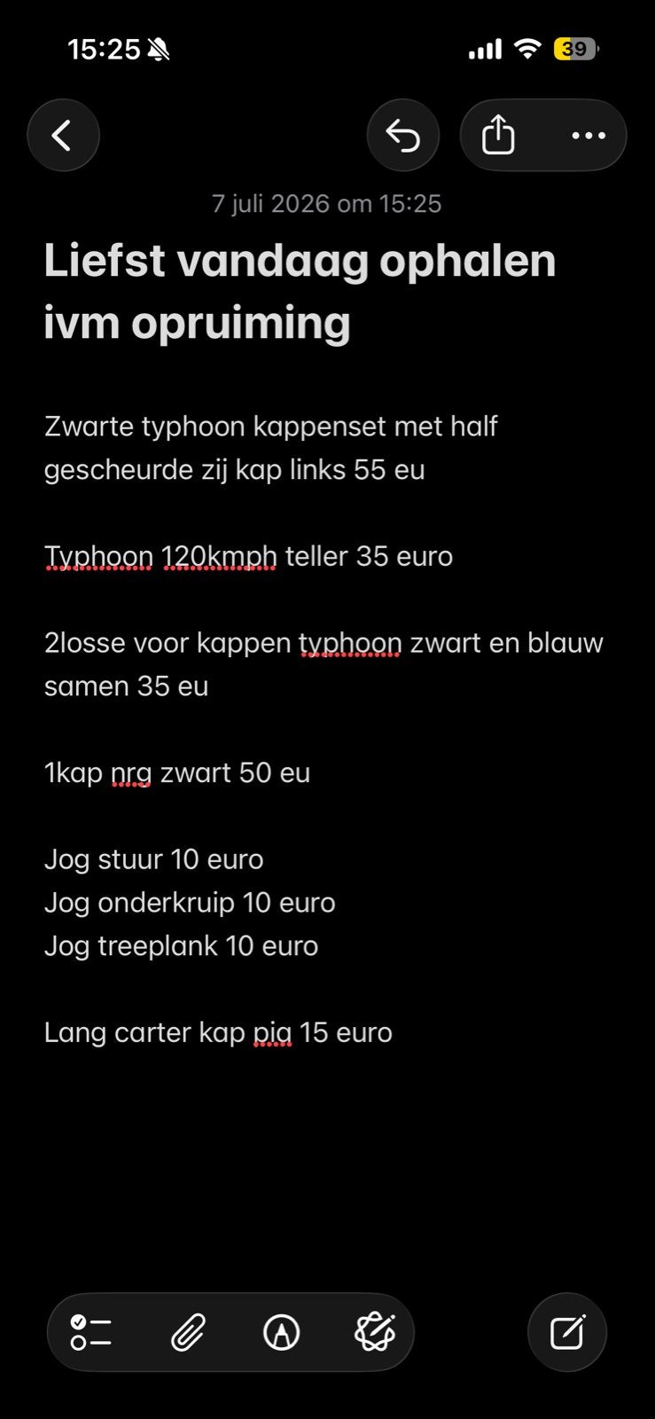 Diverse scooter onderdelen: Kappen, teller, stuur, etc., Ophalen of Verzenden, Gebruikt, Overige typen, Overige merken