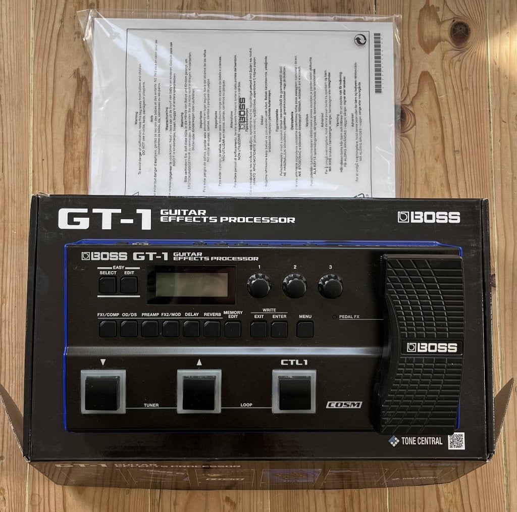BOSS GT-1 (GOOD AS NEW), Muziek en Instrumenten, Ophalen of Verzenden, Zo goed als nieuw, Multi-effect