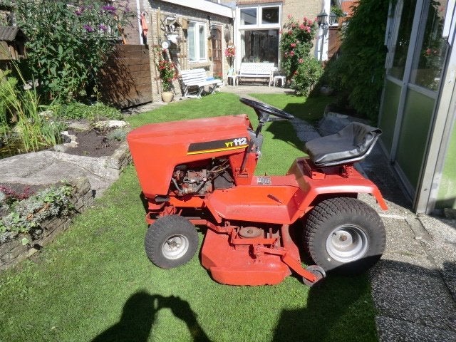 Zitmaaier Ingersoll 112YT - 1987-1990, Tuin en Terras, Grasmaaiers, Gebruikt, Elektrische starter, Ophalen of Verzenden, 50 cm of meer