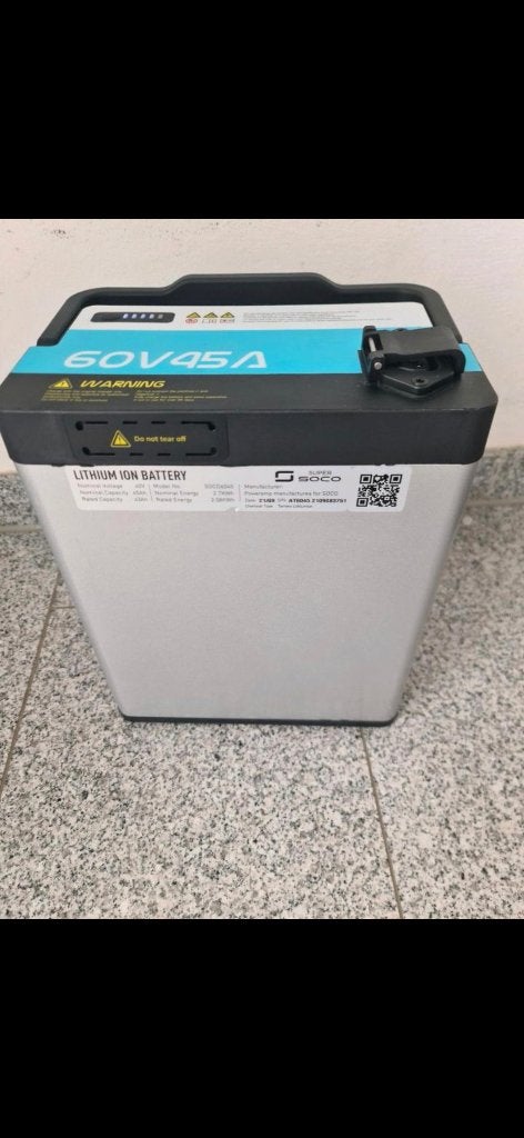 Accu voor Super Soco CPX 60V 45Ah, Ophalen, Maximaal 45 km/u, Elektrisch, Zo goed als nieuw