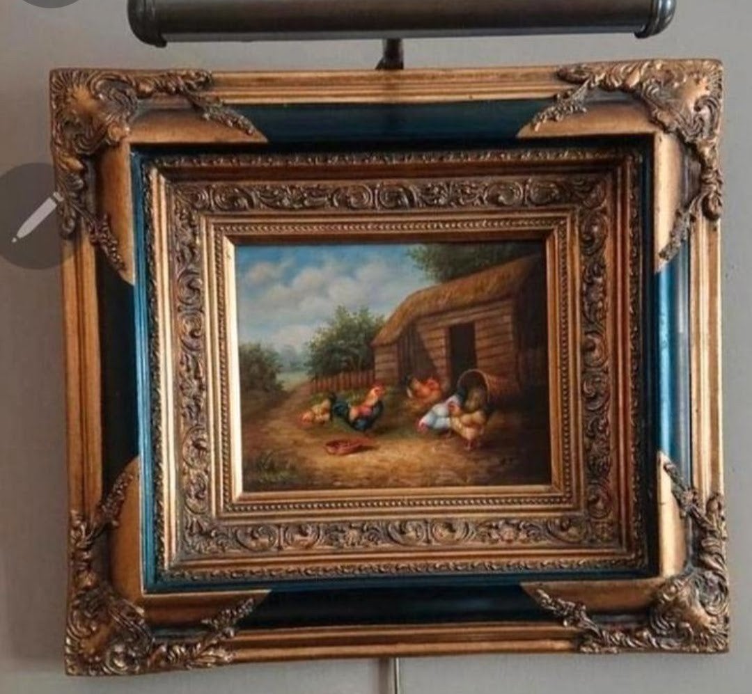 klassieke schilderij Maison sucre, Ophalen of Verzenden