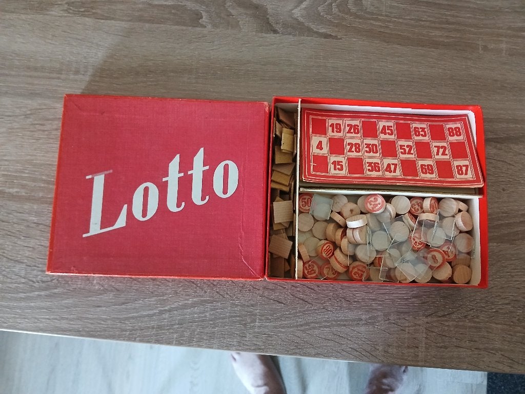 Vintage Lotto, Vijf spelers of meer, Ophalen of Verzenden, Gebruikt