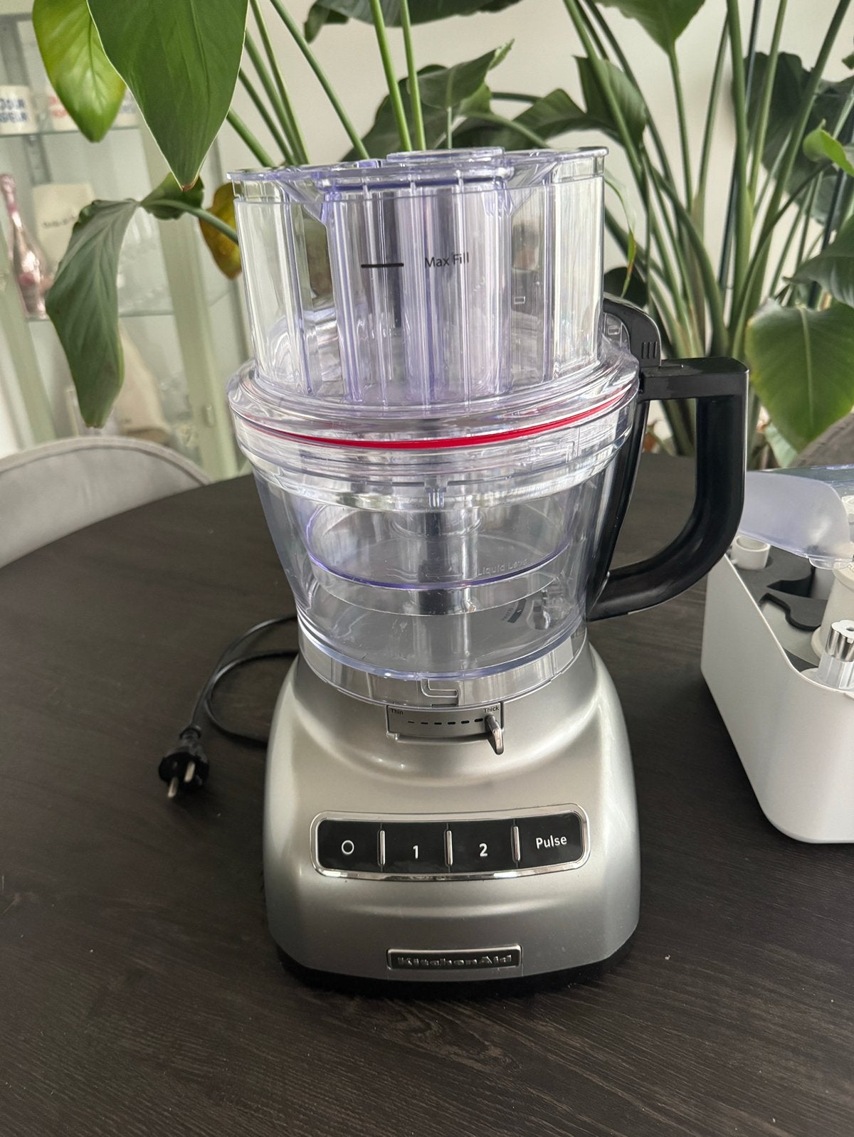 KitchenAid foodprocessor accessoires grey, Ophalen, Zo goed als nieuw, 3 snelheden of meer