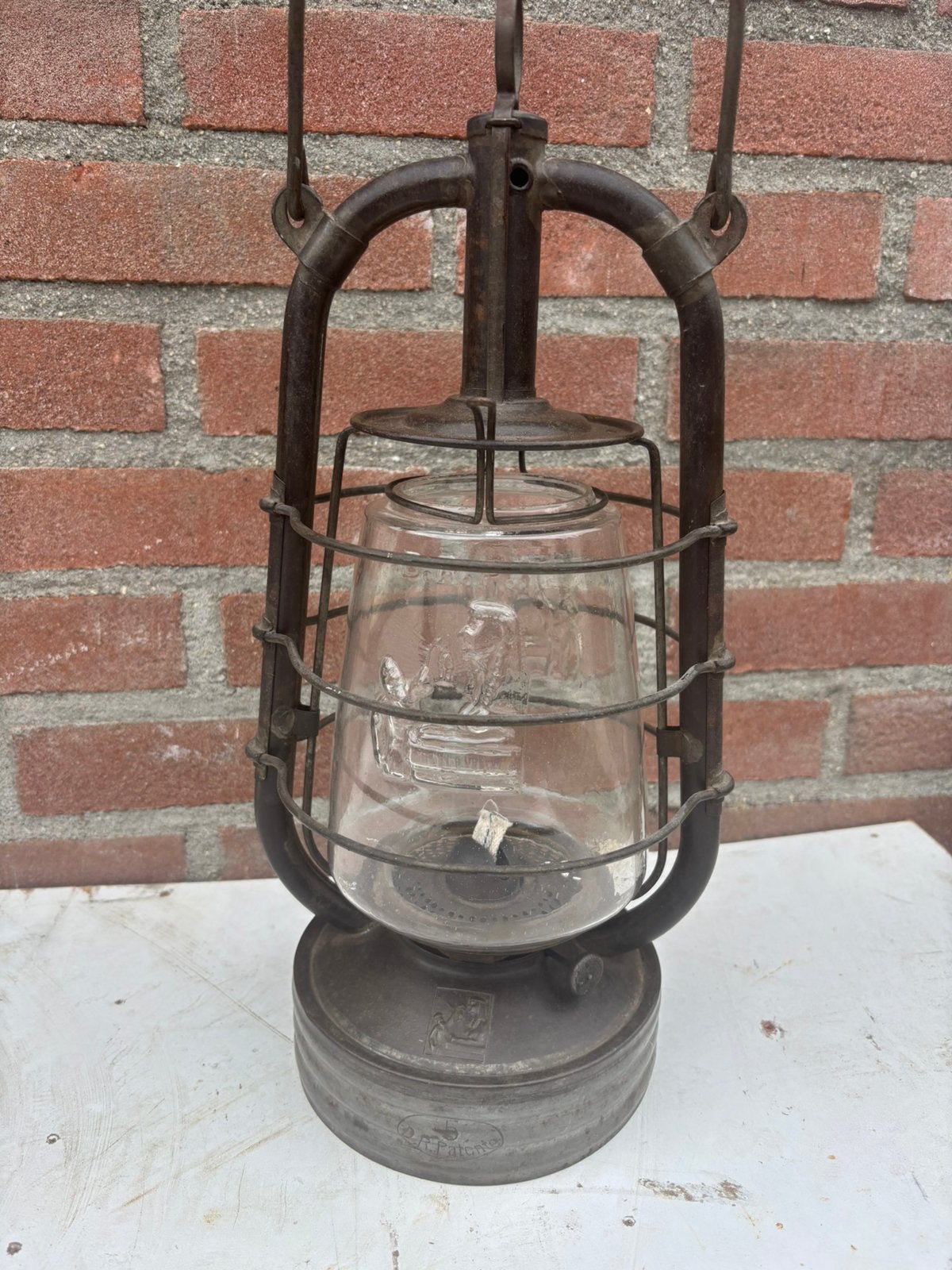 Zeldzame stormlamp, lantaarn, olielamp, BAT familie, Ophalen of Verzenden