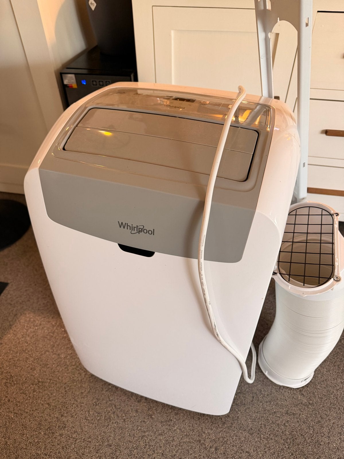 Whirlpool Mobiele Airco PACW212HP - Koelen & Verwarmen, Ophalen, Minder dan 60 m³, 3 snelheden of meer, Zo goed als nieuw