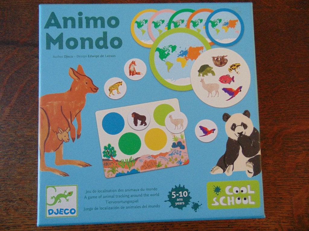 Dieren van de Wereld In welk deel wonen ze Spel van Djeco, Hobby en Vrije tijd, Gezelschapsspellen | Bordspellen, Vijf spelers of meer