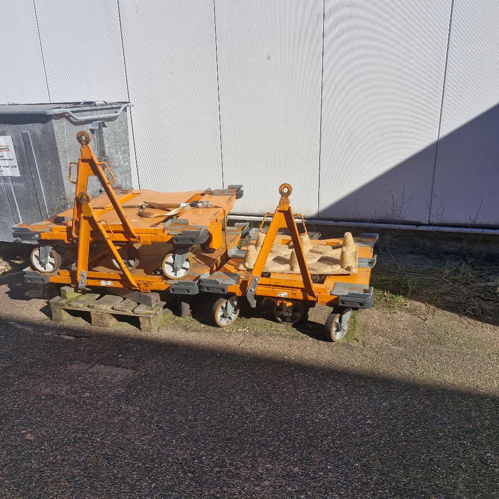 transport karren, Doe-het-zelf en Verbouw, Transportwagens, 100 liter of meer, Ophalen of Verzenden, Gebruikt, Transportkar